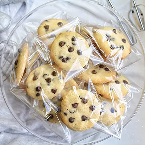 Clear Self Sealing Cellophane Bags,4x6 Inches 200 Pieces Cookie Bags Resealable Cellophane Bag for Packaging Packaging Cookies — view 2