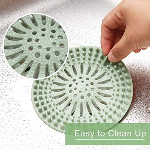 Gotega 5 Pack Sink Drain Strainer, Hair Catcher for Bathroom Tub Shower — view 5