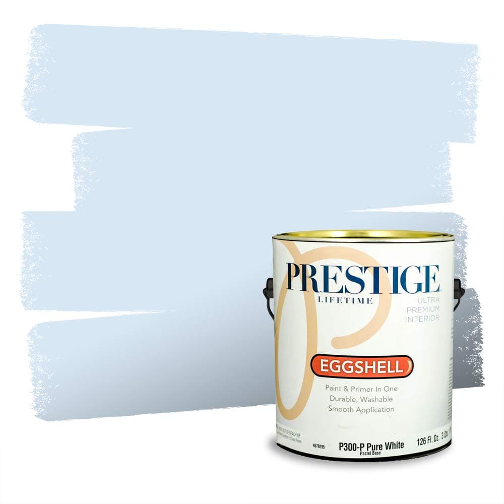 PRESTIGE Paints Interior Paint and Primer In One, 1-Gallon, Semi-Gloss, Comparable Match of Valspar* Dewdrop* — view 346