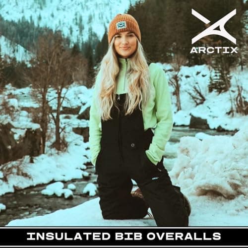Arctix Women's Essential Insulated Bib Overalls, Black, Medium, 1450 — view 5