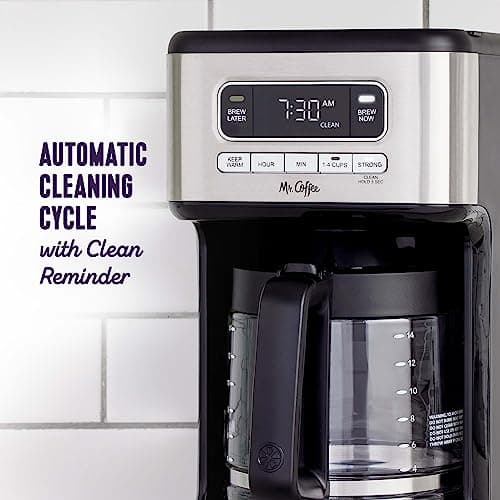 Mr. Coffee 14 Cup Programmable Coffee Maker Stainless Steel — view 3