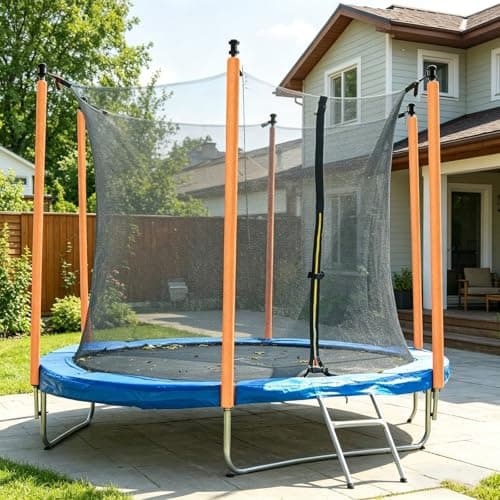 12pcs Trampoline Pole Foam Sleeves 88cm Length,34.6 Inch Waterproof Round Tube Protective Trampoline Spring Cover Padding,Trampoline Poles Replacement Parts for Indoor Playground (Blue)