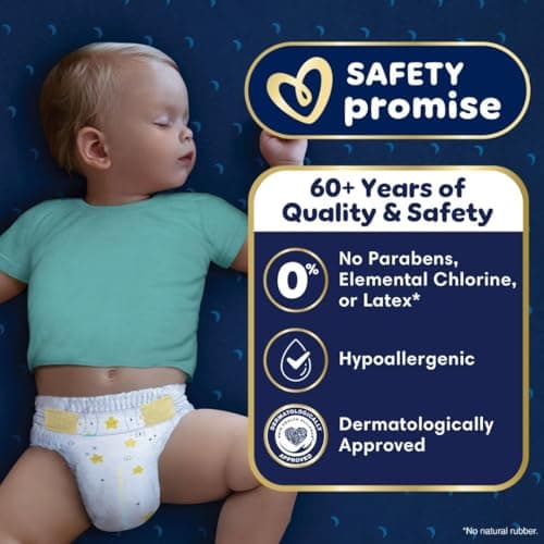 Pampers ZZZ Overnight Diapers, Size 7 (41+ lbs), 36 Count, Nighttime Protection Disposable Baby Diaper, Night Time Leak and Skin Protection — view 9