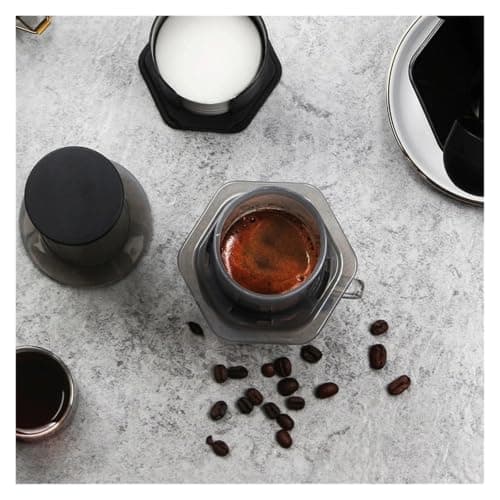 UMHZRWPCRJ Espresso Coffee Maker Portable Press barista tools Coffee Pot Press Drip Coffee Machine Filters Paper 64mm(1pcs prismo) — view 3