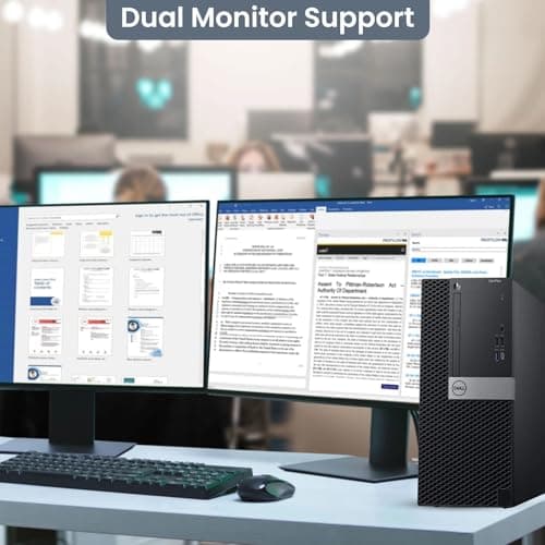 Dell Tower Desktop PC – Intel Core i7-7700 7th Gen Processor – 16GB DDR4 RAM – 1TB SSD – Keyboard & Mouse – Built-in Wi-Fi – Office, Home, Business Desktop Computer Windows 11 Pro (Renewed) — view 4