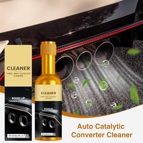 KUIRUNRX® Catalytic Converter Cleaner, Catalytic System Cleaner, Applicable to automotive oil systems, exhaust plug, fuel tanks, and pipe emission, 120 ml