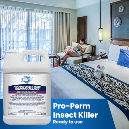 OnGuard Pro-Perm Insect Killer 3.78L | Bed Bug Spray | Fast Action, Residual (24/7), Non-Flammable, Water-Based Solution | 0.35% Permethrin | Ants, Bedbugs, Spiders, Cockroaches, Ticks, Fleas — view 3
