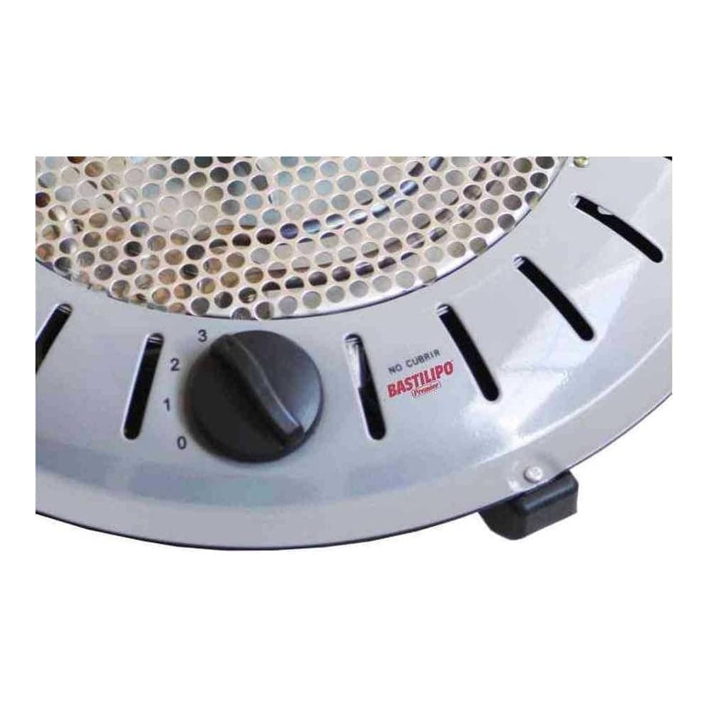 Bastilipo, BET-950, brasero de seguridad anti Incendios, 3 niveles de calor, 450/500/950W, bajo consumo, sistema patentado, 950 W, Otro, 3 Velocidades, Gris — view 2