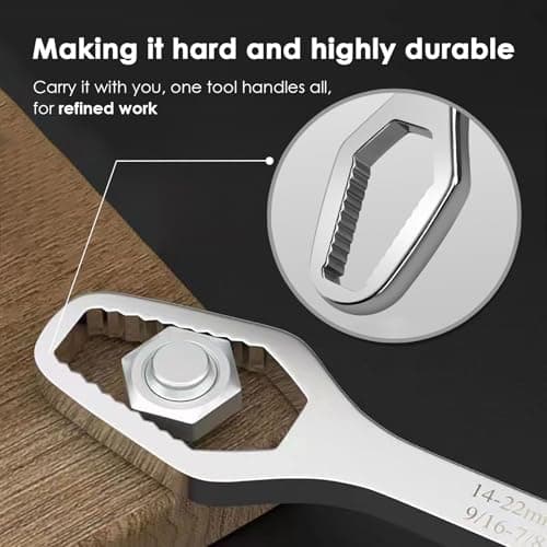 Multifunctional Adjustable Wrench Tool Set for Auto Repair & DIY – Self-Adjusting Wrench with Dual Ended Design — view 3