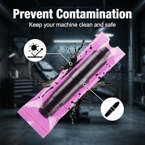 Essential Tattoo Studio Supplies - 100 Disposable Machine Sleeves, Basic Protective Covers for Daily Use