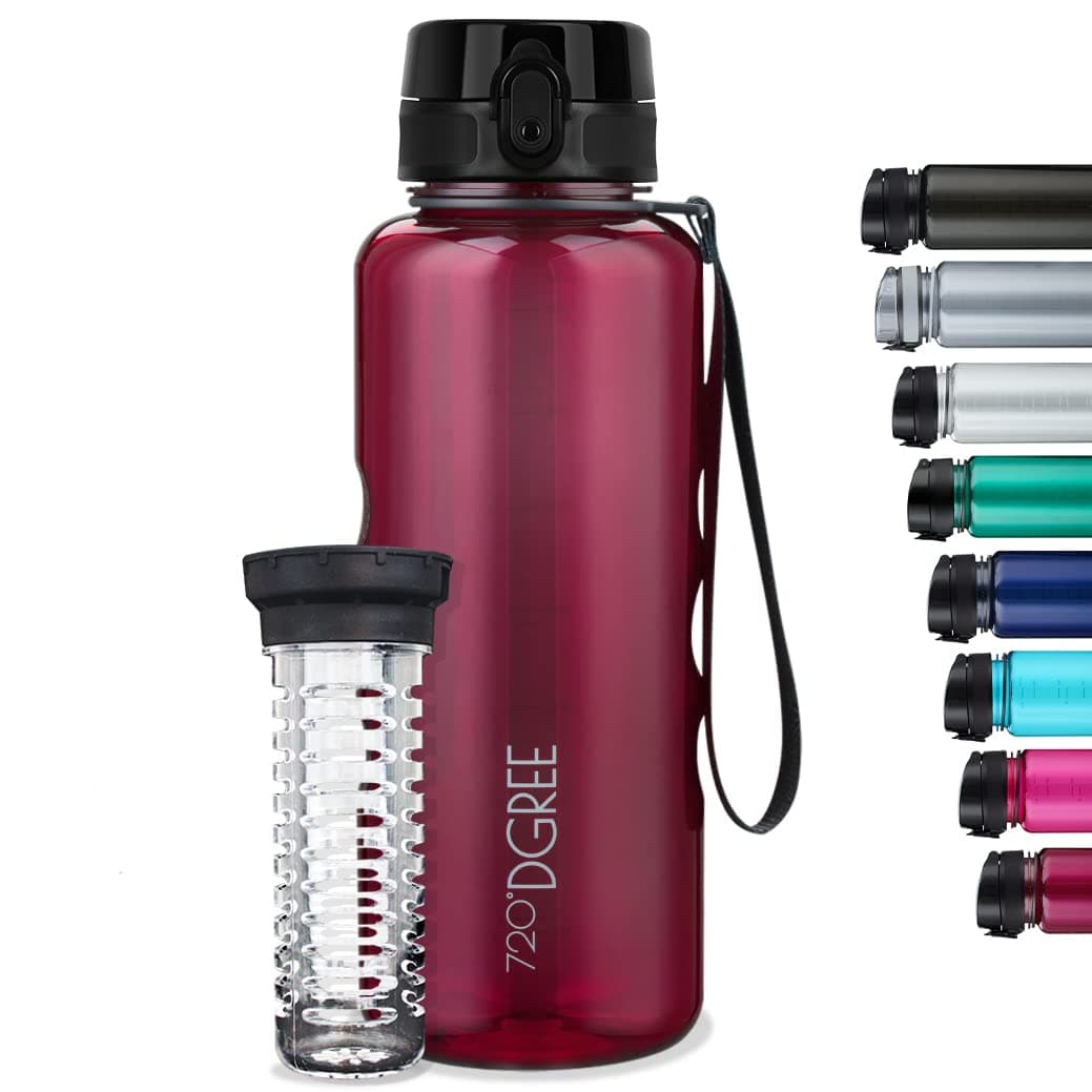720°DGREE Botella de agua uberBottle – 1,5 litros, 1500ml | Novedosa botella deportiva | Sin BPA | Ideal para niños, fitness, deportes, fútbol, guardería, escuela, pequeños, antigoteo — view 215