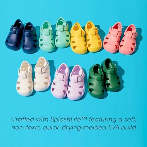 Ten Little Splash Sandals for Toddlers Kids & Baby, Lavender Purple, Size 6 — view 2