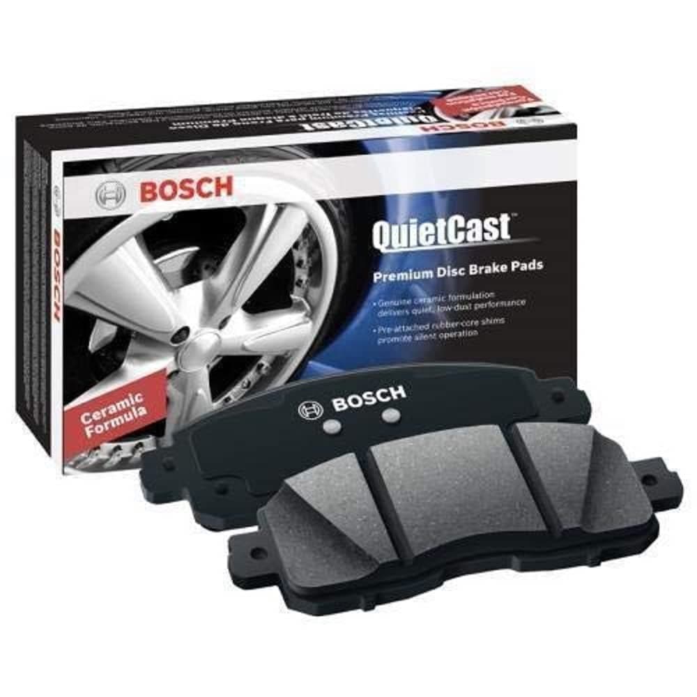 Bosch BC914 QuietCast Premium Ceramic Disc Brake Pad Set For: Acura ILX; Honda Accord, Civic, CR-V, Element, Fit, Front — view 286