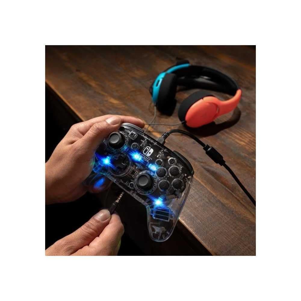 PDP Mando Afterglow Deluxe Con Cable, Negro (Prismatic) (Nintendo Switch) — view 4
