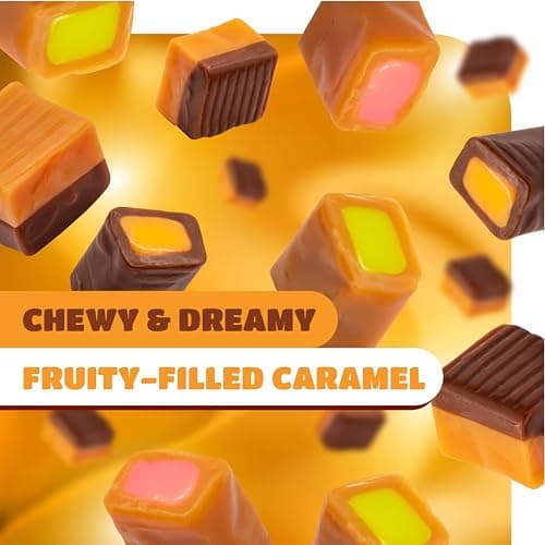 Caramel Candy Mix, Filled Creamy Caramels Individually Wrapped - 1 Lb Pack — view 4