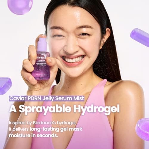 BIODANCE Caviar PDRN Jelly Serum Mist, Hydrating Face Mist, Revitalizing & Radiance Face Spray, Sprayable Hydrogel, Travel Essentials & Self Care Gifts for Women, Korean Skin Care | 1.69 fl.oz — view 2