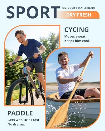 Toddler Boys Swim Shirts Rash Guard Kids UPF 50+ Quick Dry Short Sleeve — view 5