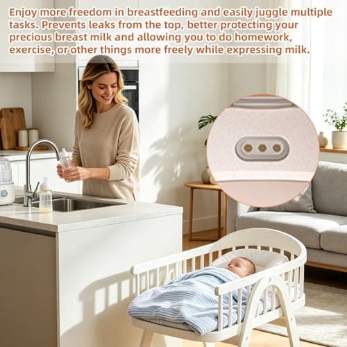 10pcs Breast Pump Spout Cap for Eufy, BPA-Free Silicone Wearable Breast Pump Spout Cover Replacement Parts Compatible with Eufy E10/E20/S1/S1 Pro — view 5