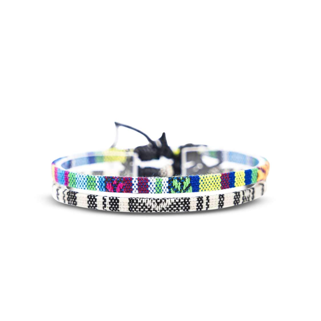Made by Nami Tobilleras Mujer Impermeables Ajustables 19-38cm Pulseras Boho de Hilo Algodón 100% Turquesa — view 15