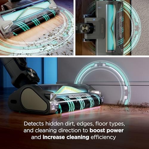 Shark PowerDetect Pet Plus Clean & Empty Cordless Stick Vacuum & Auto-Empty System | Powerful Suction | HEPA | Carpet & Hard Floor | Portable Stick Vacuum for Pet Hair | 70-Min Runtime | Gray | IP3253 — view 4