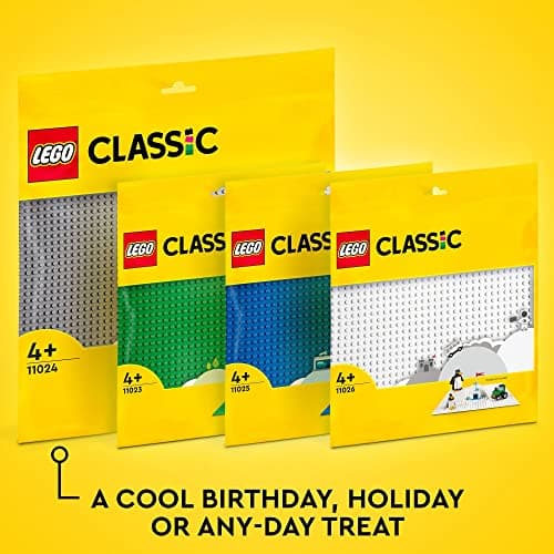 LEGO Classic Green Baseplate, Square 32x32 Stud Foundation to Build, Play, and Display Brick Creations, Great for Grassy Nature Landscapes, 11023 — view 5