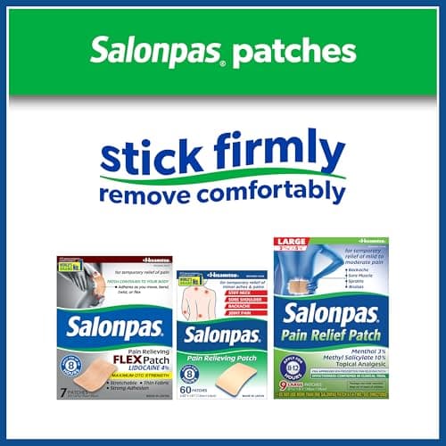 Salonpas Pain Relieving Patch, Large, 6 Count (Pack of 1) — view 5