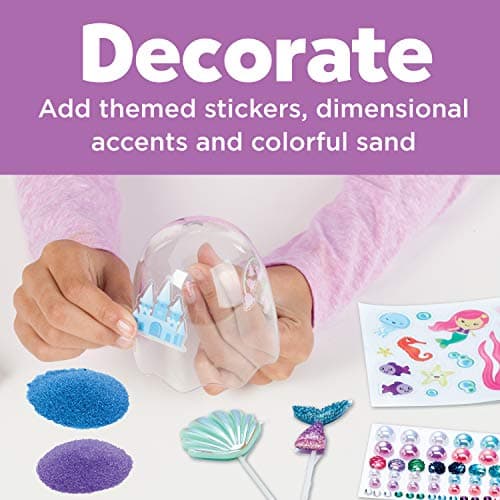 Creativity for Kids Mini Garden: Mermaid Terrarium Kit - Mermaid Gifts for Girls, Crafts and Toys, Stocking Stuffers for Kids (Ages 6+) — view 4
