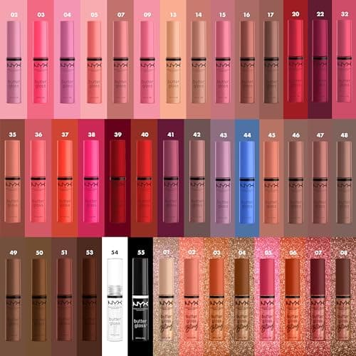 NYX PROFESSIONAL MAKEUP Butter Gloss, Non-Sticky Lip Gloss - Sugar Glass ,Clear — view 4