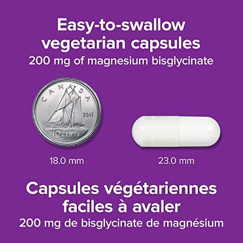 Webber Naturals Magnesium Bisglycinate 200 mg, 120 Capsules, Supports Bone and Muscle Functions, Vegan — view 3