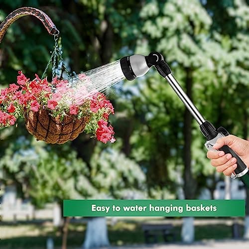 RESTMO Heavy Duty Metal Hose Wand, Watering Wand for Garden Hose — view 5