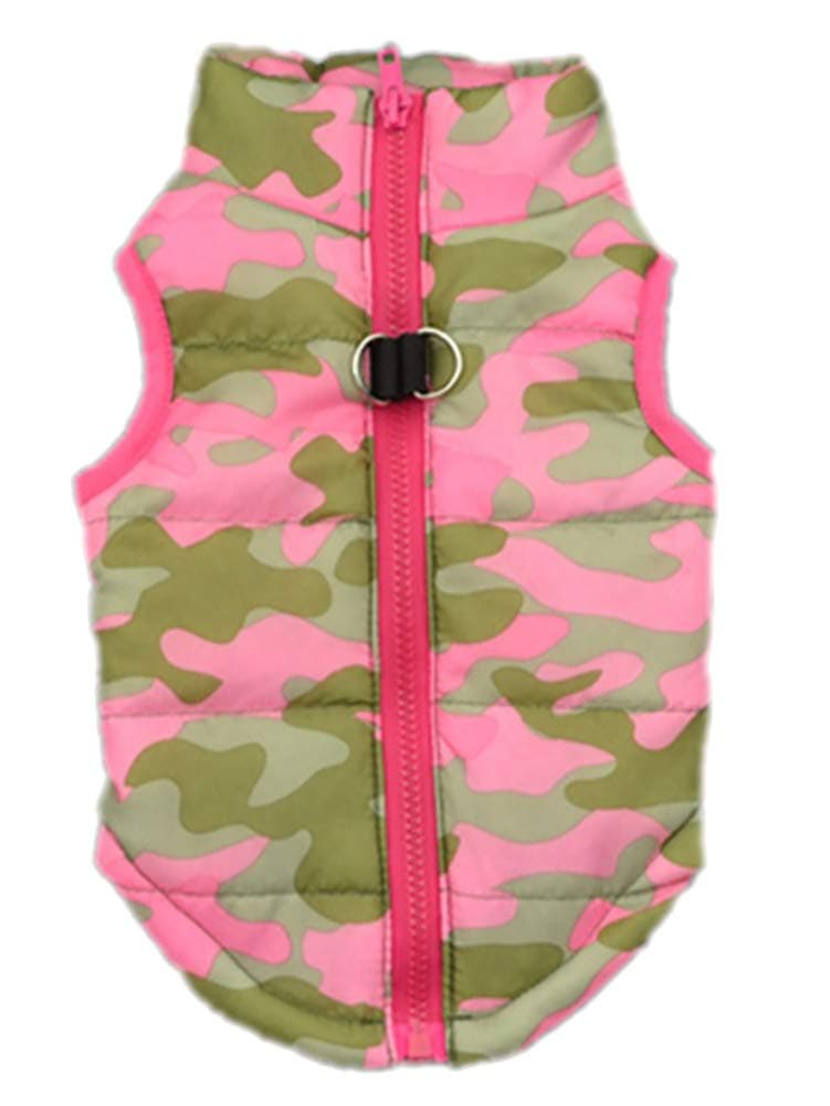 Winter Waterproof Windproof Dog Vest - Warm Dog Jacket for Cold Weather - Camouflage, Small (Teddy, Chihuahua, Yorkshire) Only — view 87