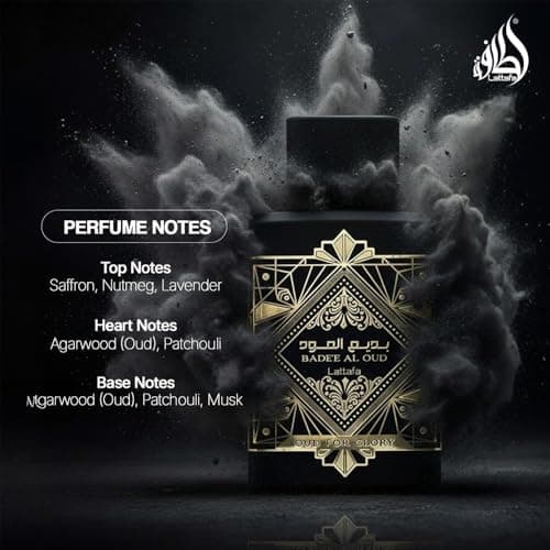 Lattafa Bade'e Al Oud for Glory for Unisex Eau de Parfum Spray, 3.4 Ounce — view 3