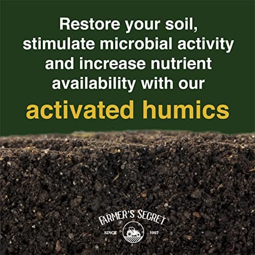 Farmer’s Secret Soil Revitalizer (8oz) - Organic (OMRI Listed) Beneficial Dirt Booster - Activated Humic Acid - Liquid Compost Soil Amendment — view 2