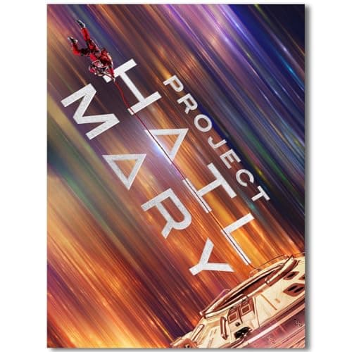 LPAIWXY Project Hail Mary Poster For Fans Kids Room Bedroom Wall Decor-Movie Project Hail Mary Posters Canvas Prints Picture For Teen Boy Girls Gifts