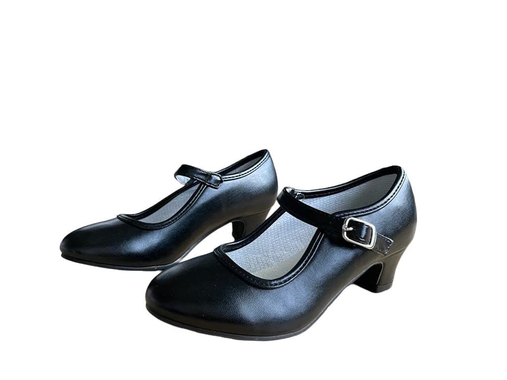 La Senorita | Zapatos de Flamenco para Niña y Mujer | Variedad de Tallas y Colores Disponible | para Sevillanas y Clases de Baile Zapatos de Gitana — view 4