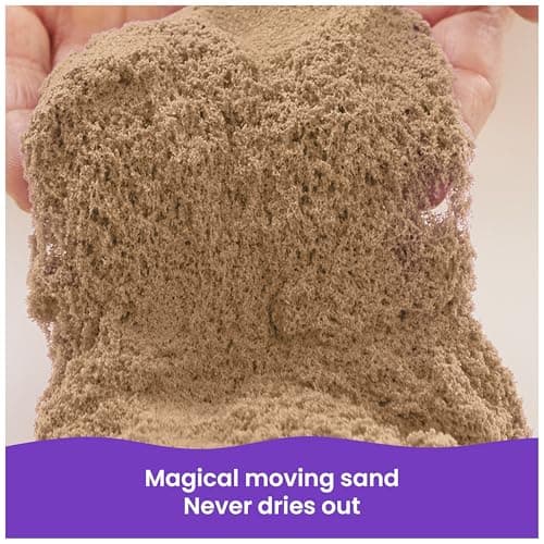 Kinetic Sand, 3lbs Beach Play Sand, Moldable Sensory Toys for Kids, Resealable Bag (Packaging May Vary), for Ages 3 and up