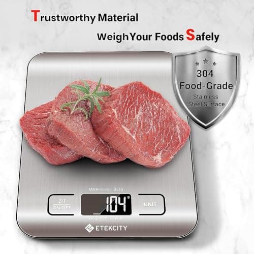 Etekcity Food Kitchen Scale, Digital Grams and Ounces, 11lb — view 6