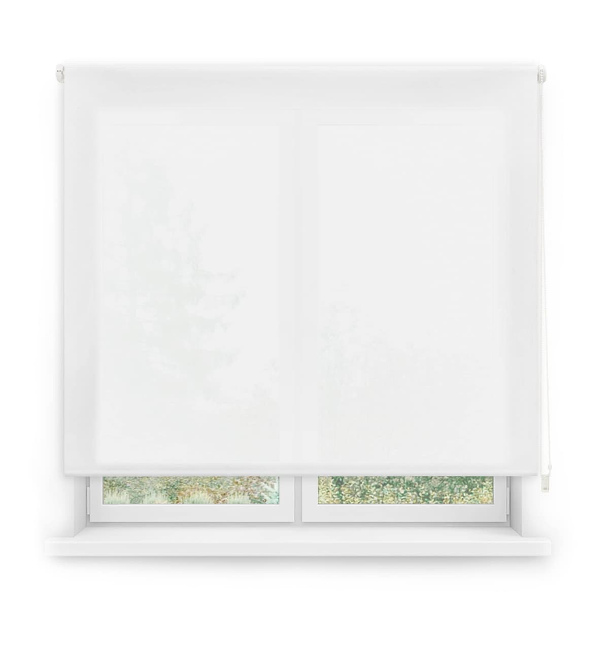 Blindecor Ara | Estor enrollable translúcido liso - Blanco Roto, 160 x 175 cm (ancho por alto) | Tamaño de la Tela 157 x 170 cm | Estores para ventanas — view 2