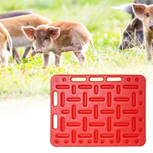 Leefasy Hogs Sorting Panel Pig Sorting Panel Comfortable Large Lightweight Sorting Divider Livestock Sorting Panel Pig Board, Red — view 2