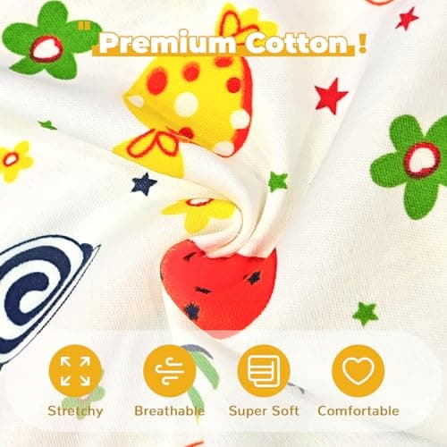 PETCARE Cartoon Dog Shirts for Small Dogs Cute Dog Clothes Yellow Lollipop Tshirt Soft Cotton Puppy Pajamas Breathable Sleeveless Pet Tank Top Spring Summer Dogs Clothes for Chihuahua Yorkie Shih Tzu — view 6