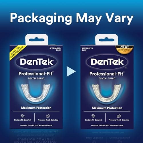DenTek Professional-Fit Dental Guard, Mouth Guard for Grinding Teeth at Night, 1 Count — view 2
