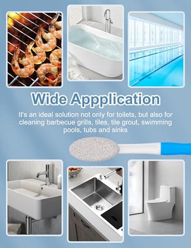 Yosoo Health Gear Toilet Pumice Cleaning Stone with Handle, Limescale Remover, Water Ring Stain Remover for Toilet Bowls — view 8