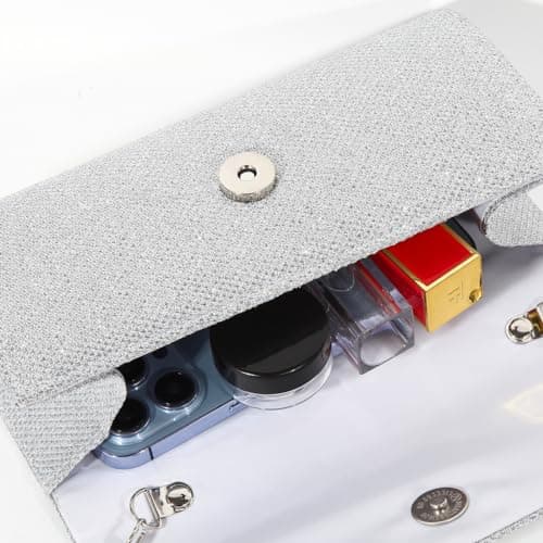 lovyoCoCo Evening Bag Clutch Purses for Women, Ladies Sparkling Party Handbag Wedding Bag — view 4