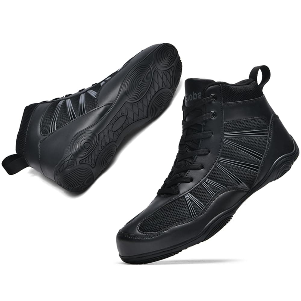 Zapatos de Boxeo para Hombres Antideslizantes Zapatillas de Lucha Libre Zapatos de Lucha Profesional Deportivos Ligeros Unisex — view 4