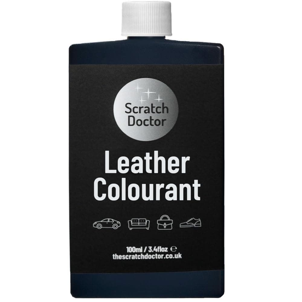Scratch Doctor Leather Colourant Restore & Repair Leather Faux Vinyl Paint for Furniture Sofas Car Seats Shoes Handbags (Black, 500ml) — view 7