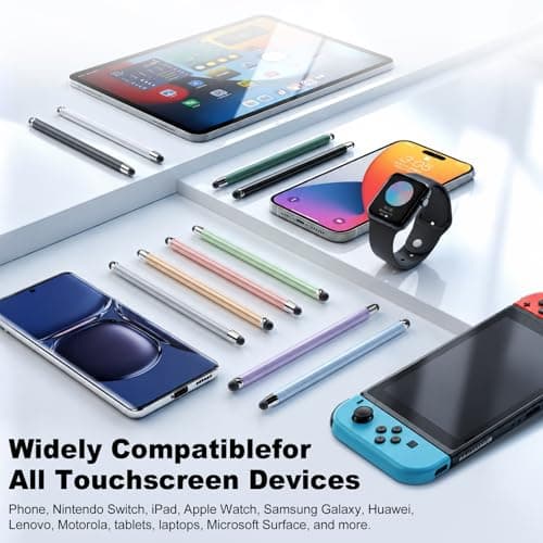 Stylus(10 PCS),Stylus Pen for Touchscreen iPad.2-in-1 Universal Stylus — view 2