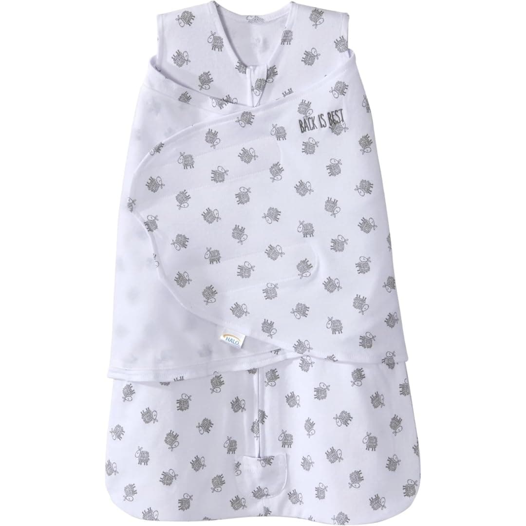 HALO 100% Cotton Sleepsack Swaddle, 3-Way Adjustable Wearable Blanket, TOG 1.5, Jungle, Small (Pack of 1) — view 41