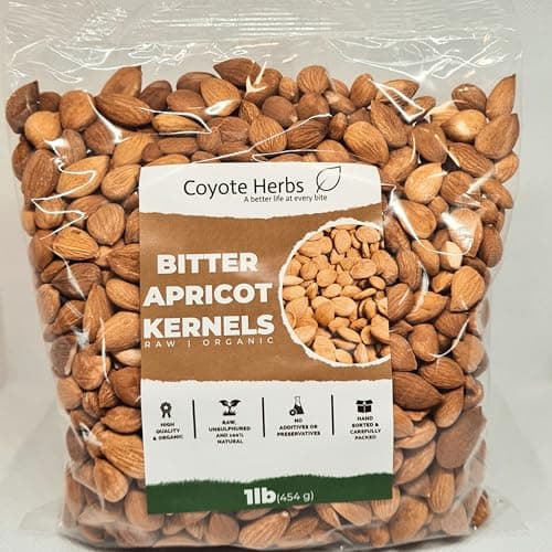 Bitter apricot kernels 454g/ 16 oz Raw Seeds, Premium bitter Almonds - Rich in Natural Vitamin B17 — view 5