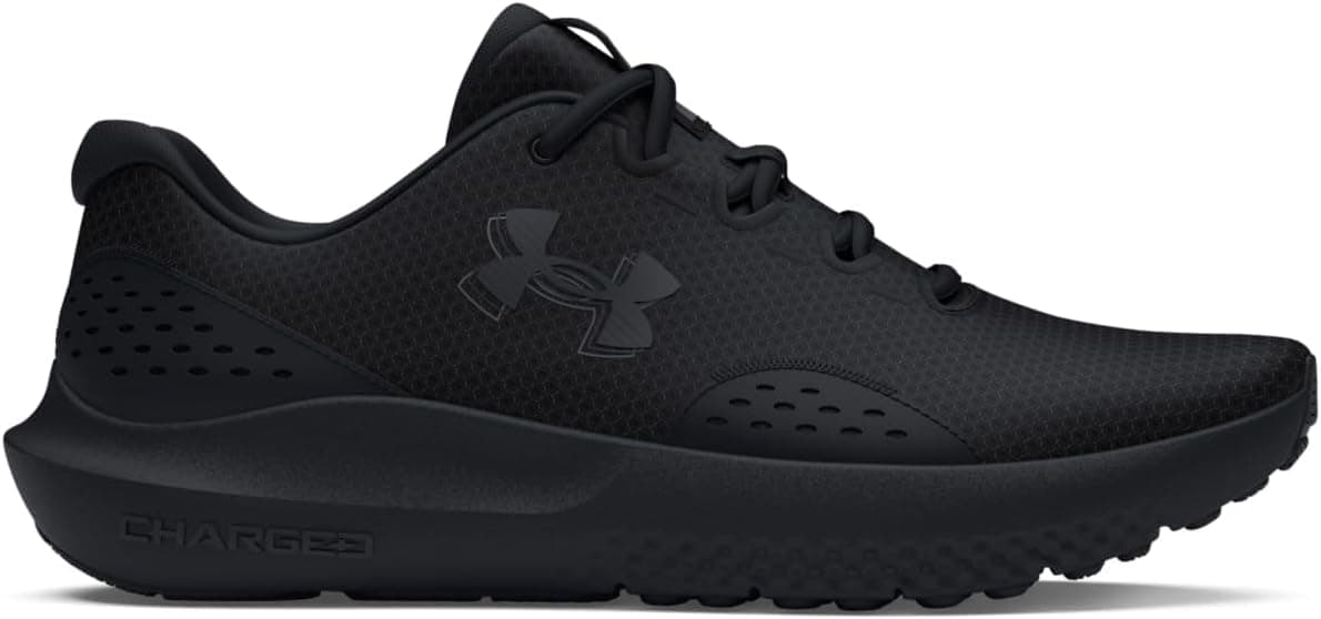 Under Armour UA Charged Surge 4 Men’s Running Shoe 9 UK Triple Black — view 5
