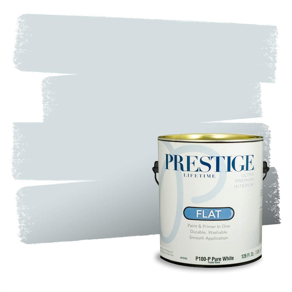 PRESTIGE Paints Interior Paint and Primer In One, 1-Gallon, Semi-Gloss, Comparable Match of Valspar* Dewdrop* — view 838
